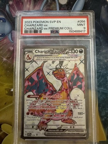 Charizard ex SVP 056 PSA 9 MINT Black Star Promo Full Art Holo 2023 Pokemon