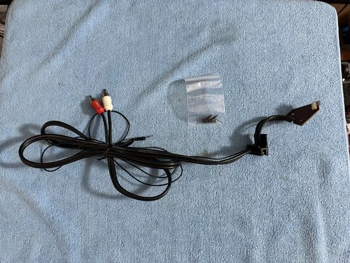 Technics SL-1600 Vintage Turntable parts original RCA cables working Tested