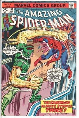 Amazing Spider-Man #154 Sandman Appearance 1976 VF/NM