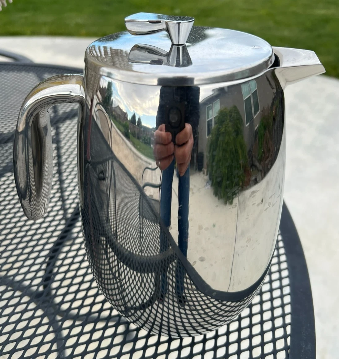 Bodum Columbia Thermal French Press Coffee Maker, Stainless Steel, 32 Ounces