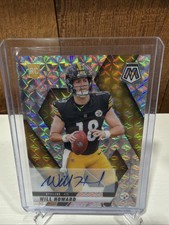 2025 Panini Mosaic Choice - Silver Mosaic Prizm #318 Will Howard RC Auto