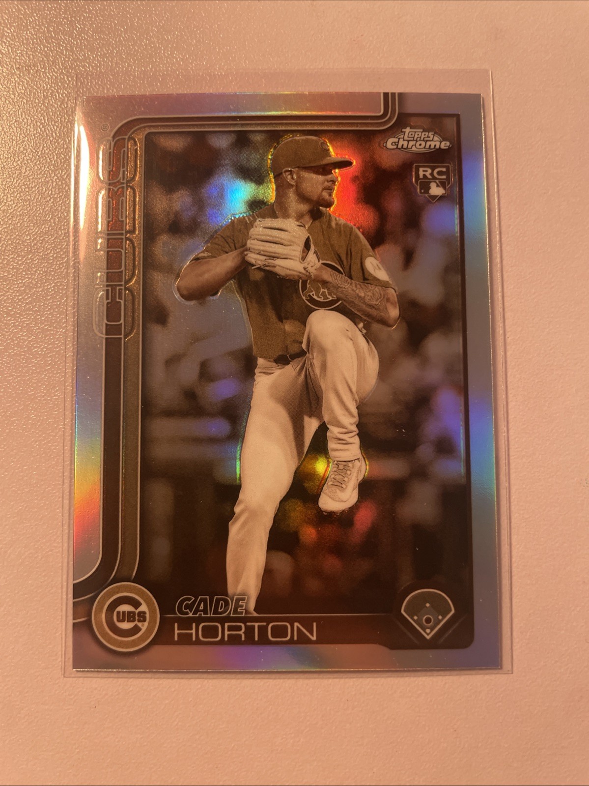 2025 Topps Chrome Update Series - Cade Horton #USC63 Sepia Refractor (RC)