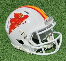 IOWA STATE CYCLONES 2025 WHITE "Cy" FOOTBALL MINI HELMET