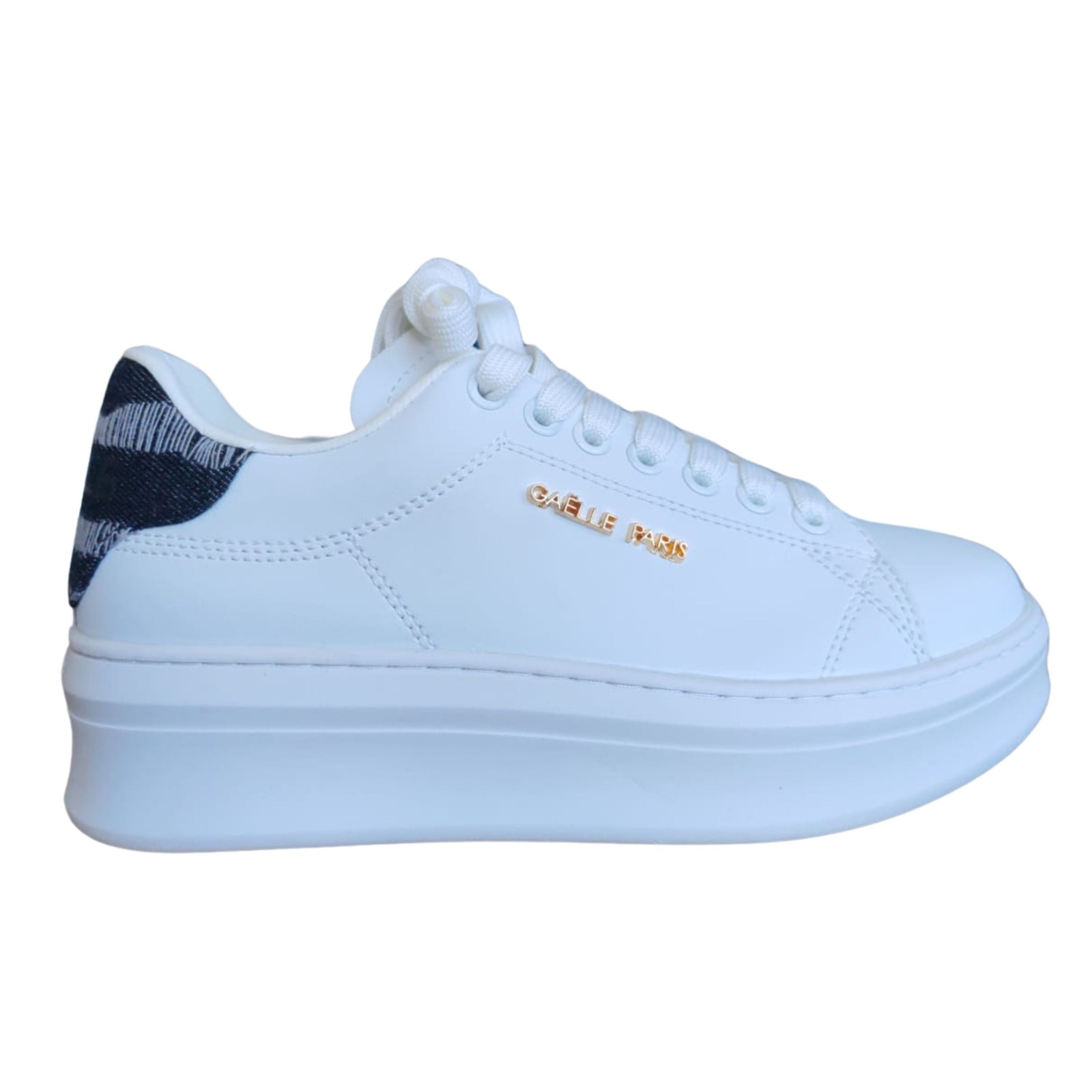 Gaelle Schuhe Gacaw01305 Sneaker Freizeit Damen Leder Wei 36790₽