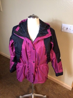 Vintage The North Face Mountain Light Jacket Women s Large Plum Gore-Tex 90 s