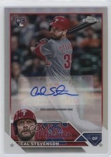 2023 Topps Chrome Update Auto Refractor 351/499 Cal Stevenson #AC-CST Auto 09nc