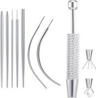 Piercing EinfüHrhilfe Piercing Taper Insertion Kugel Aufdreher, 14G 16G 18G Grab