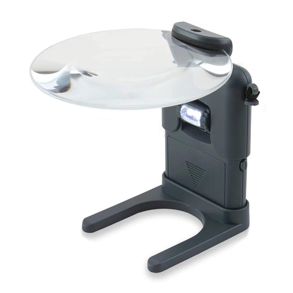 Carson Hobby Magnifier 3-in-1 LED Lighted Magnifer Set HM-30 - Image 2 of 4