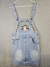 Thorn & Fable Mushroom Ghost Floral Denim Skirtall Sunflower Women Medium