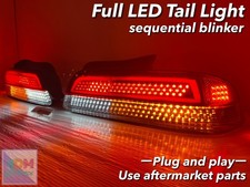 Honda Prelude BB5 BB6 BB7 BB8 Full LED Feu Arrière Clignotant Séquentiel Acur...