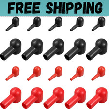Universal Pack 20 Battery Terminal Boots Insulating Rubber Covers Cable Lug Universal Pack 20 Battery Terminal Boots Insulating Rubber Covers Cable Lug