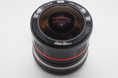 Objektiv WALIMEX Pro Fisheye 8mm f 2.8 E-mount - modifiziert