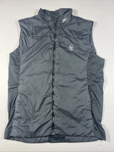 KJUS Retention Vest Mens 50 US Med Black Full Zip Lightweight Hybrid Golf - product listing photo