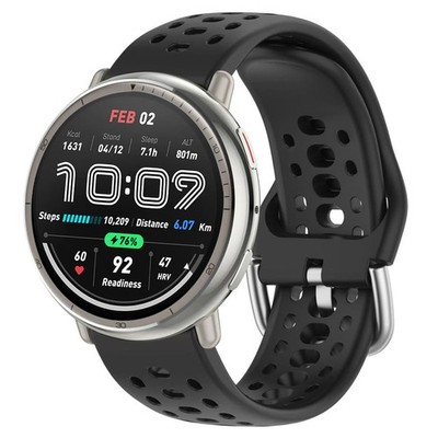 ViCRiOR Watch Bands Compatible with Amazfit Active 2/ Active, 20mm Soft Silic...