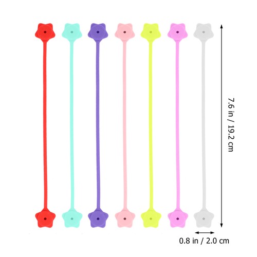 14Pcs Silicone Cable Winders Earphone Cord Winder Cable - 第 2/12 張圖片