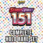 Écarlate et Violet 151 - Set Holo Rare Complet - Lot de cartes Pokemon