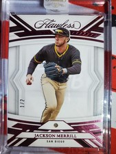 2023 Panini Flawless - Jackson Merrill #33 Pink Diamon 1/2  (RC)
