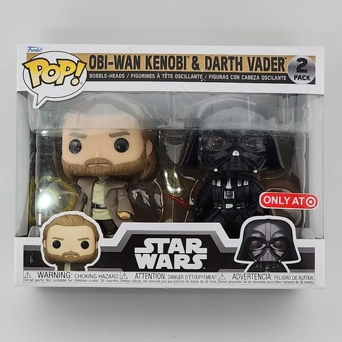 Funko POP! Star Wars Obi-Wan Kenobi and Darth Vader 2-Pack Target Exclusive