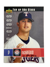 Excellent: Vintage 2004 UD r-class Nick Regilio Texas Rangers Rookie Card