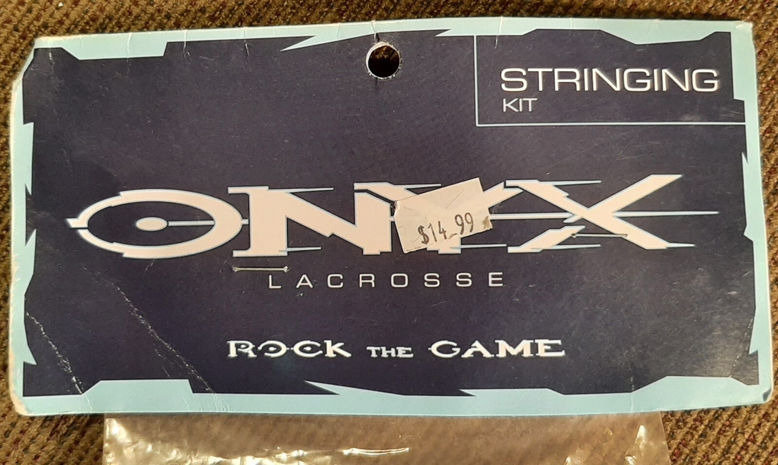 ONYX Lacrosse Hard Mesh Stringing Kit -New Sealed Green Hard Mesh Kit Free S&H 