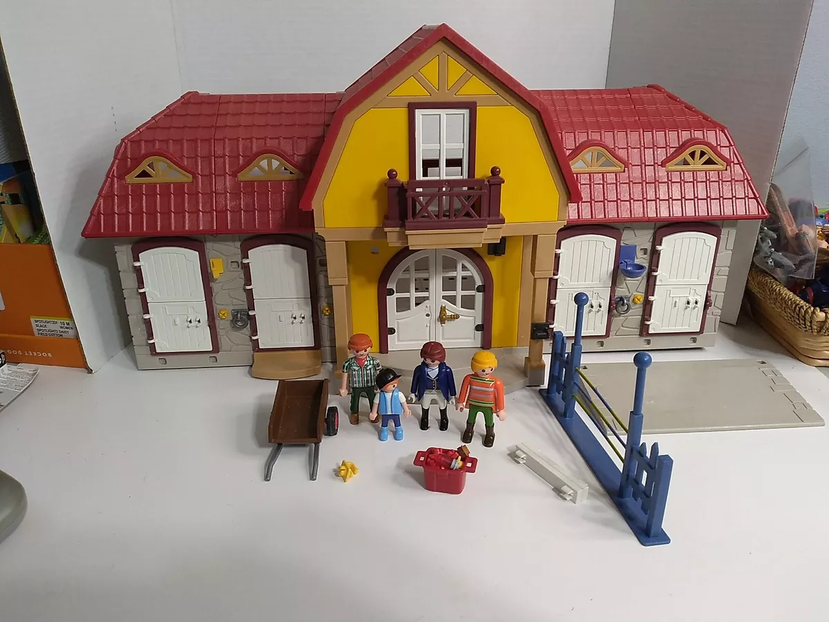 Playmobil stable cheap