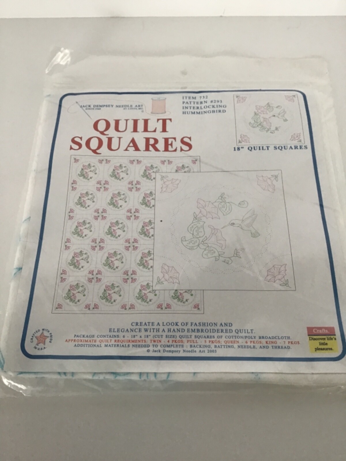 Jack Dempsey Stamped Cloth Nursery Book Kit – ABC Design, 8x8 Inch, 12 Pages - View #8