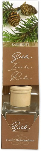 Florex Raumduft 100ml mit Stäbchen, Zirbe aus Österreich Naturduft nat. Aromen - Bild 3 von 4