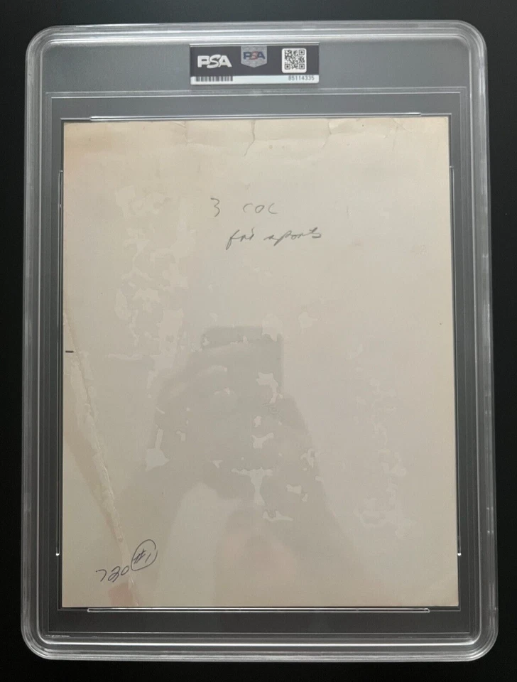 PSA/DNA 1966 Type 3 Original Press Photo Oscar Robertson NBA Cincinnati Royals! - Image 3 of 3