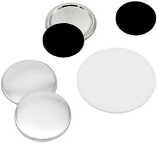 ChiButtons Rubber Magnet - 25mm Magnet Fridge Button 100 sets 