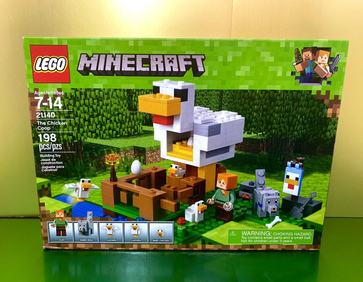 2018 LEGO Minecraft The Chicken Coop 21140 Building Kit 198 Pieces