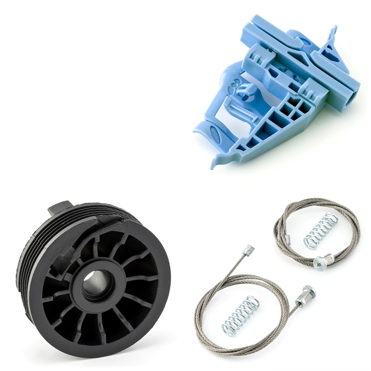 Window Lifter Repair Kit Set Cable Roller Slider Left for FIAT DOBLO II 263