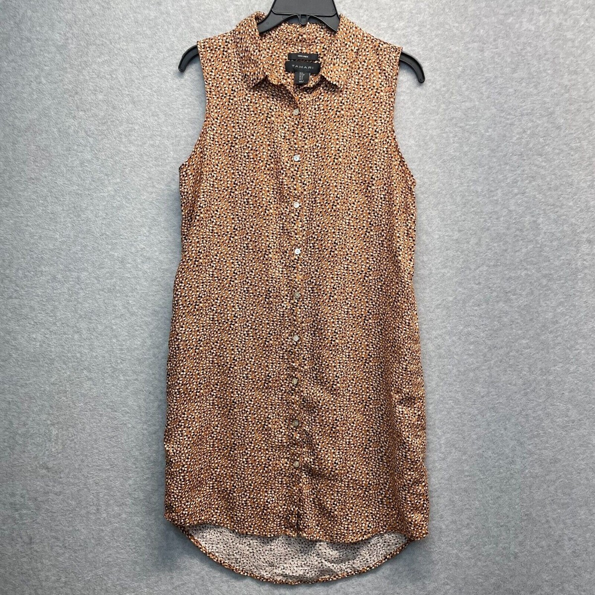 prada linen dress Cotton Linen Dress with Metallic Details SS2006 – MALISTO main image 1