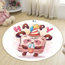 3D Happy Birthday NAO4547 Game Rug Mat Elegant Photo Carpet Mat Fay