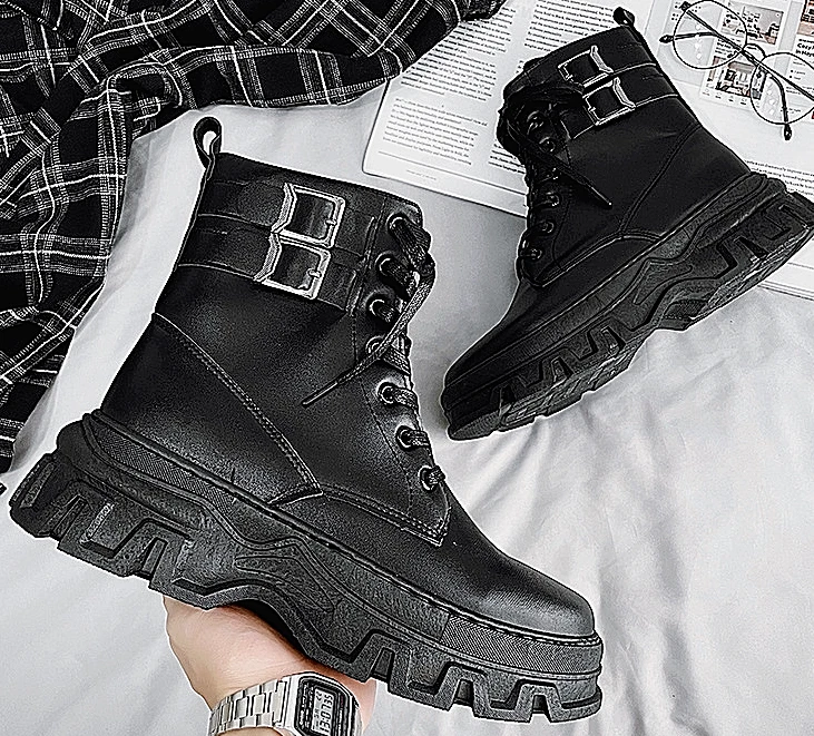 British martin store high top boots