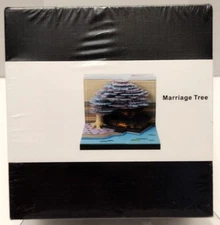 3D Memo Notepad 260 Sheets Purple Tree House with Light Kawaii- Marriage Tree