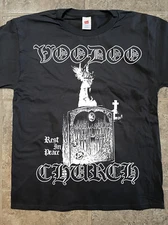 Voodoo Church T-Shirt (Black) Goth Post-Punk Deathrock Altar De Fay