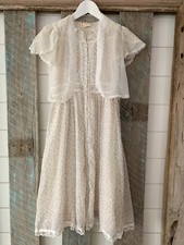 Vintage Gunne Sax Jeunes Filles by Jessica Floral Prairie Dress Lace Cottagecore