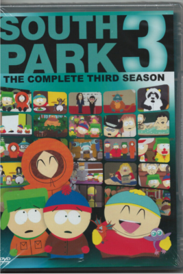 SOUTH PARK SEASON 3 (DVD, 2004, 3-Disc Set, Slim-Line Packaging