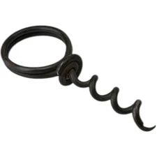 Late 19th Early 20th Century Pig Tail Cork Screw Patina Rustic Primative Rusty