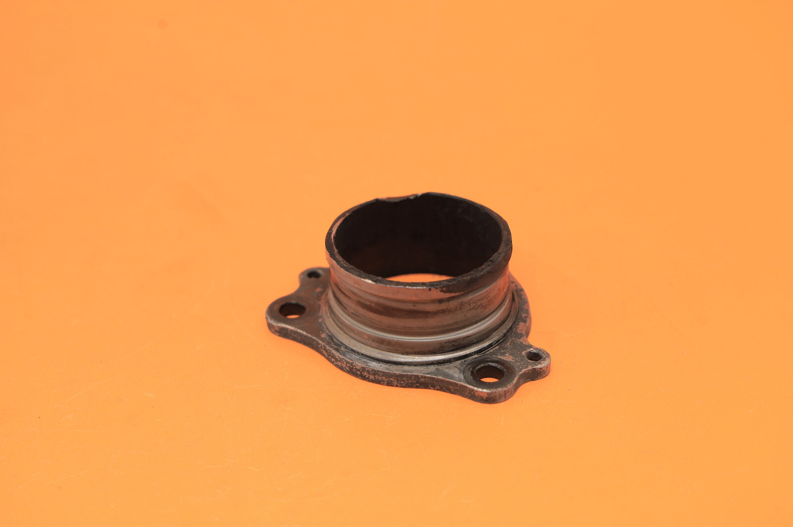 1997 9099 CR125R CR125 Exhaust Manifold Header Flange Joint Tube