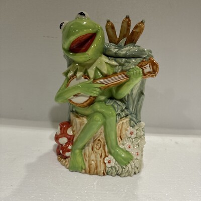 Vintage Henson Cookie Jar - Kermit The Frog, Treasure Craft Mexico