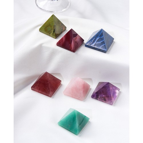 Natürliche Quarz Kristall Pyramide Chakra Heilenergie Edelstein Turm Unikat Dekor - Bild 4 von 164