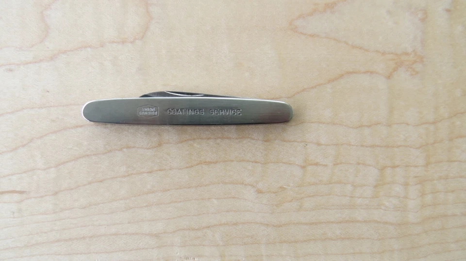 Cuchillo de Colección Schrade Walden N.Y. EE. UU. Publicidad Unión Recubrimientos de Carburo Servir Foto 2 de 4