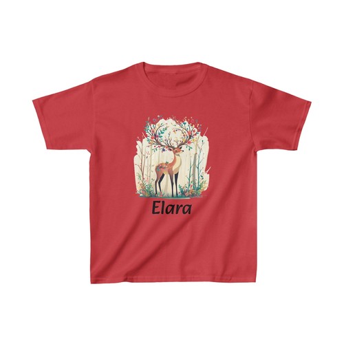 Elara Majestic Deer T-Shirt – Nature-Inspired Graphic Tee - Picture 5 of 5