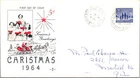 Canada FDC 1964 - Christmas, Season's Greetings - F31255