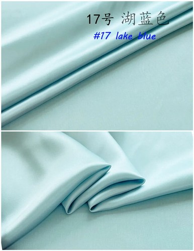 1 MeterX1.14 Meter Soft Silk Charmeuse Fabric Evening Dress Mulberry Silk Satin - Bild 23 von 43
