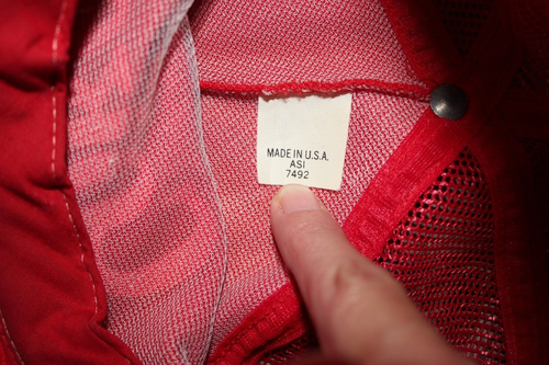 Vintage 1980s Enjoy Coke Coca~Cola Ball Cap Red Snapback Mesh Back Trucker Hat. - Picture 6 of 7