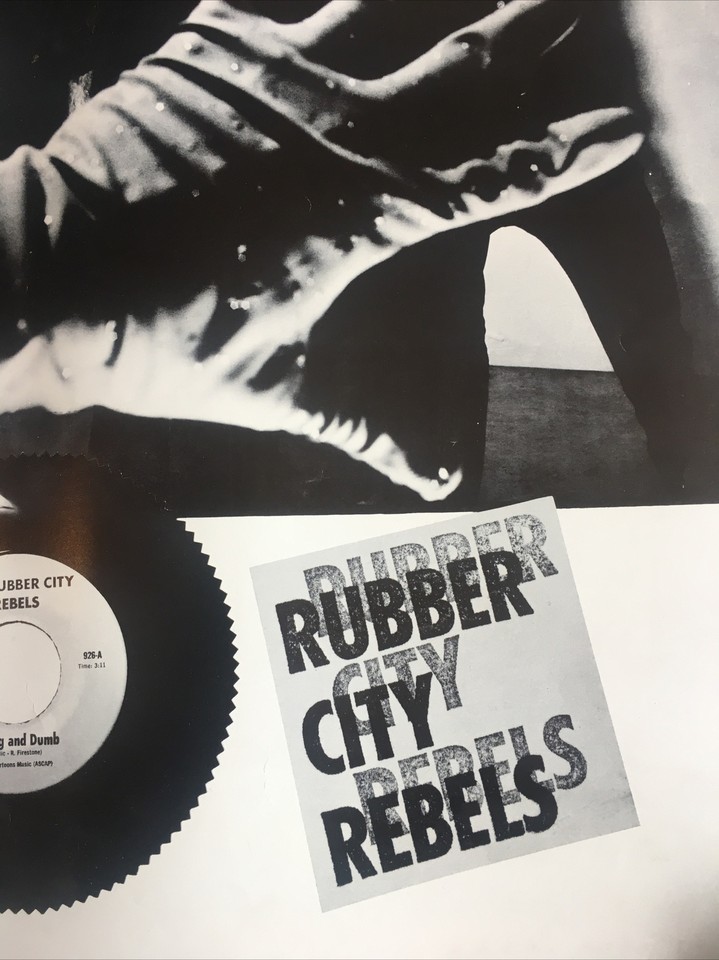 Rubber City Rebels Young And Dumb Authentic And Rare Promo Only Poster