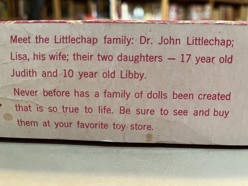 Vintage 1963 SEARS LISA LITTLECHAP Doll (Mother) #1200 Remco W/box - Picture 14 of 22