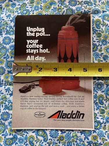 Vintage 1975 Aladdin Thermos Print Ad - Picture 3 of 3